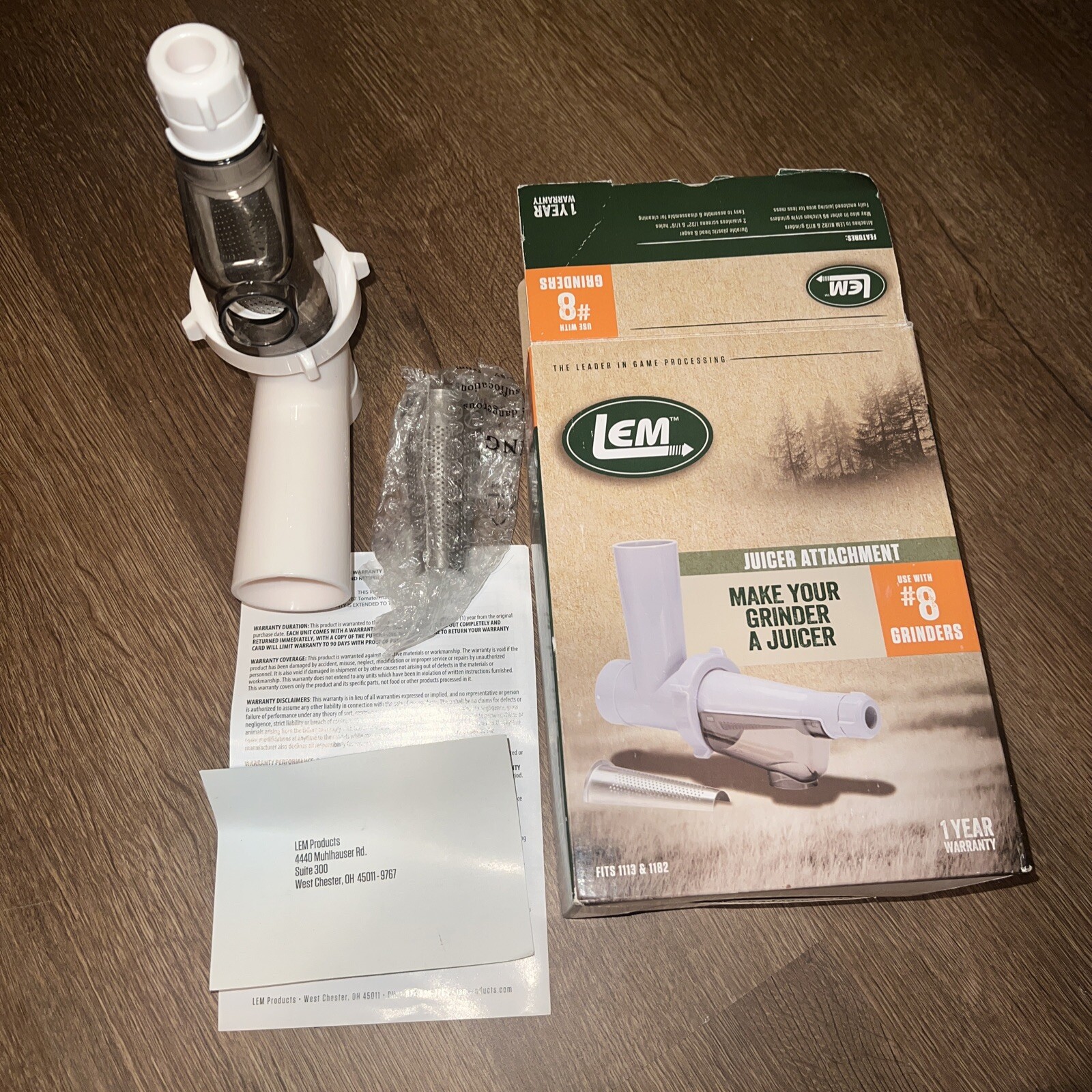 LEM Juicer Attachment 8 Grinder eBay