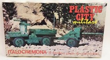PLASTIC CITY MILITARE ITALOCREMONA COSTRUZIONI VINTAGE 1970s NEW IN SEALED BOX 