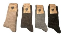Warme Alpaka Schafwolle Wollsocken Damen Herren Socken Farbwahl  Gr:35-50