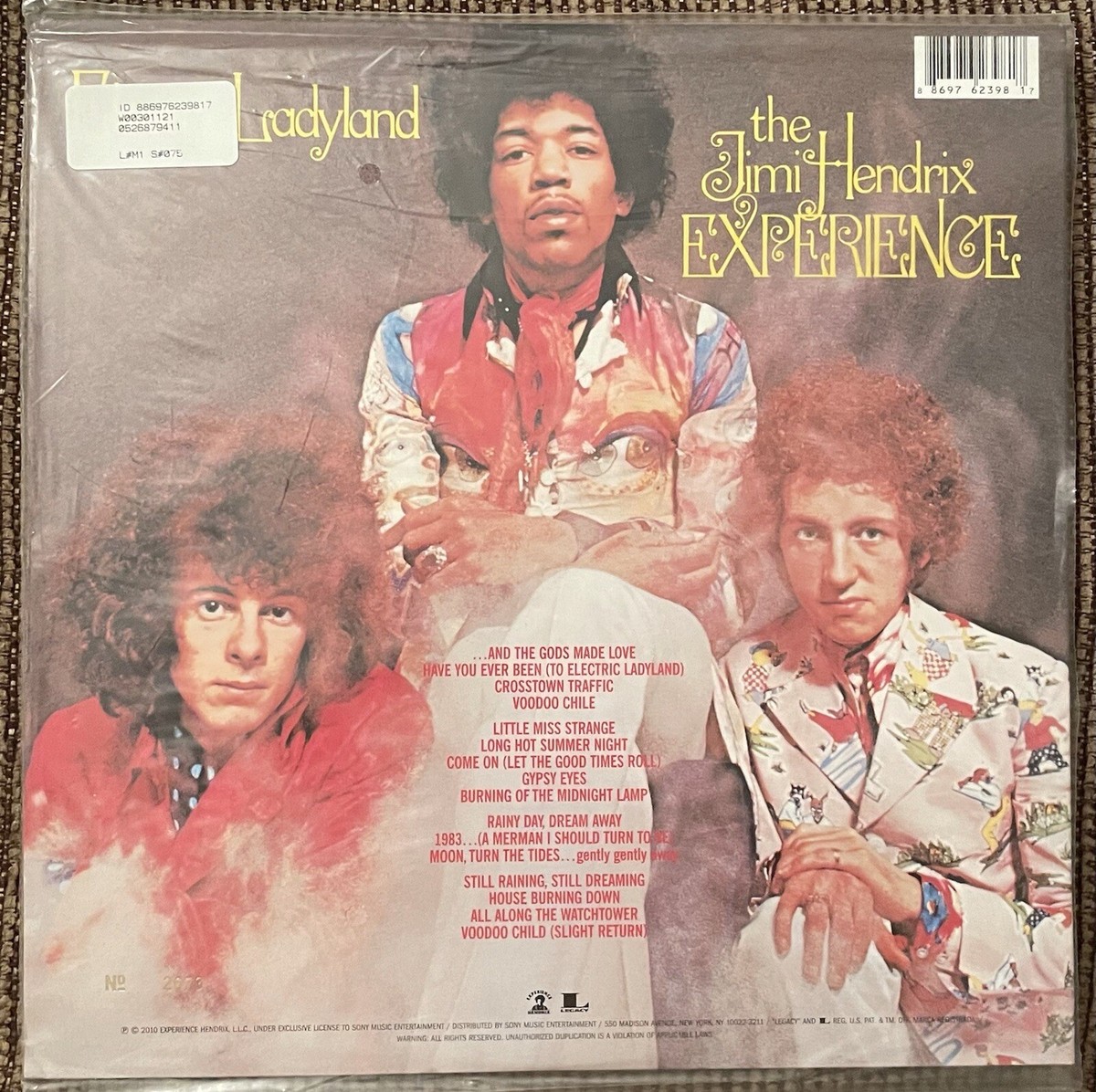 THE JIMI HENDRIX EXPERIENCE Electric Ladyland 12” Vinyl LP