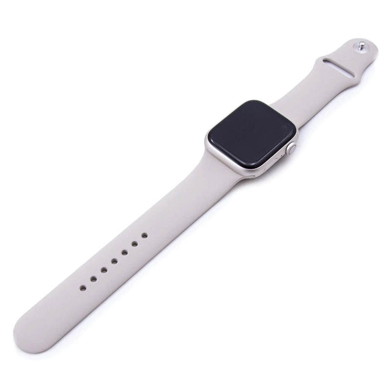 Apple Watch Series 8 45mm Cellular Starlight Case w Starlight Band
