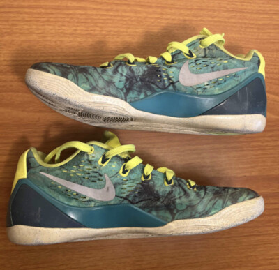 Nike Kobe 9 IX Low Easter Turbo Green Size 7.5 Sneakers 646701-300