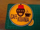 VINTAGE STICKER ADHESIVE CAFE KOLANDA