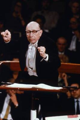 Russian Composer And Condutor Igor Stravinsky 1964 Old Photo