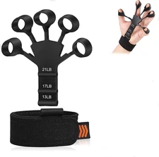 Grip Strength Trainer Finger Strengthener-Hand Strengthener 6 Resistant Level Ex