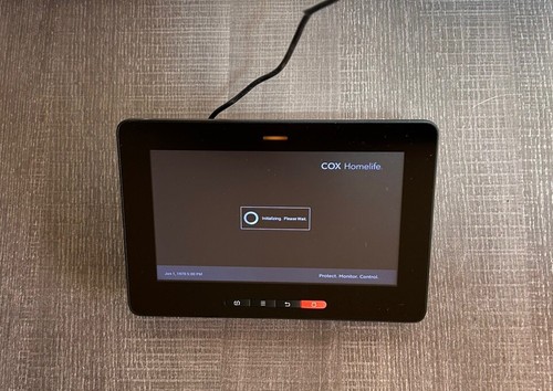 COX TCA301COX2 Homelife Security Control Panel w/ Power Supply