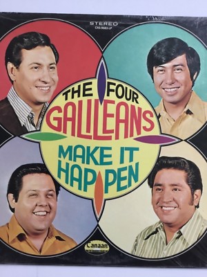 1968 THE FOUR GALILEANS MAKE IT HAPPEN vinyl LP CANAAN CAS 9683 SEALED+bonus CD