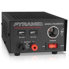 Pyramid Universal Compact Bench Power Supply - 7 Amp Regulated Home Lab Bench...