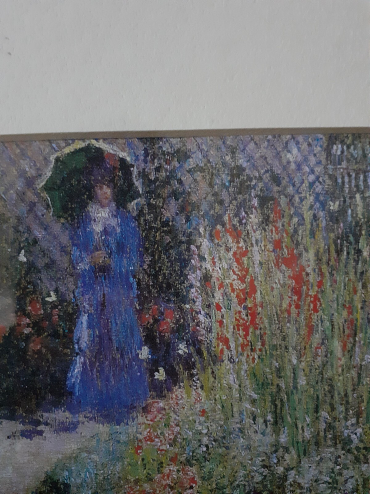 Claude Gladioli, Rounded Flower Bed 1876, Museum Print 11×9 eBay