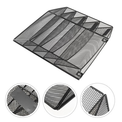  Wall Mounted File Rack Office Folder Holder for Hanging Magazine