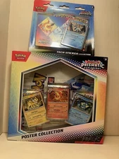 Pokémon Prismatic Evolutions Poster Factory Sealed / Tech Sticker collection