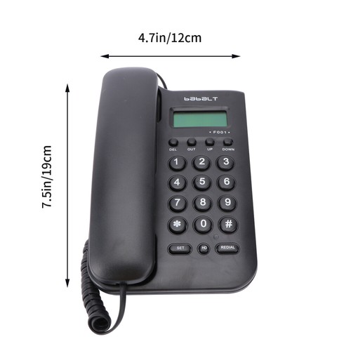 Wolnostojący wyświetlacz identyfikatora dzwoniącego duży przycisk telefon biurko domowe biuro nowy - Zdjęcie 4 z 9