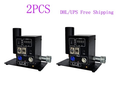 2PCS 200W Mini Nozzle Co2 Jet Cannon Basement Mounting Hole Stage Effect CO2
