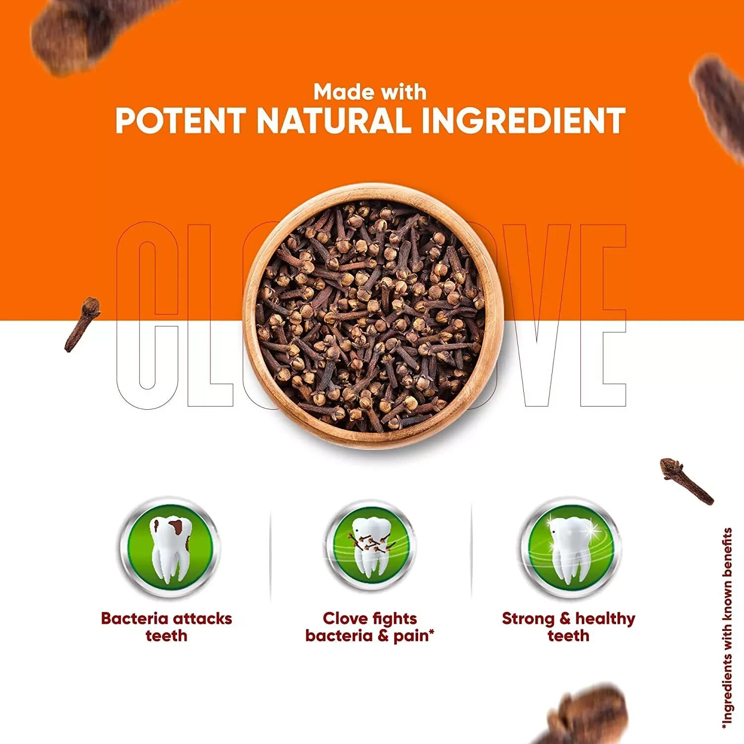 Dabur Herbal Anti Cavity Clove Toothpaste for Strong Teeth Bleeding