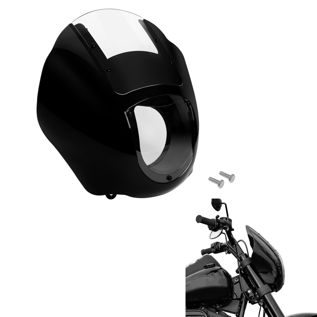 じぇい New Quarter Fairing Kit For Harley Davidson Dyna Models 95-05