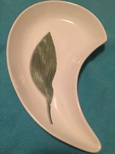 Franco Munari Bassano With Leaf Design serving plate