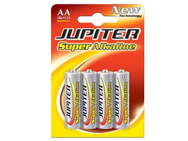Batterie Jupiter AA LR6 1.5V Pack 4 - Alta Tecnologia Anti-Perdite