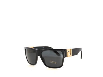 Versace Bold Rectangular Sunglasses NIB Versace VE4296 GB1/87 Men main image 4
