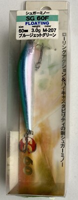 Bassday Sugar Minnow SG 60F 3g M-207 Wobbler Minnow Twitchbait Angelköder JAPAN