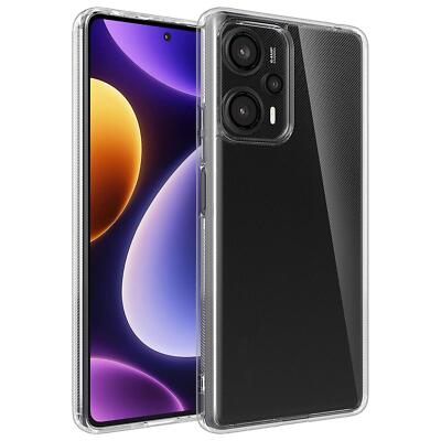Handy Case für Xiaomi Poco F5 Hülle Transparent Slim Tasche Handyhülle Cover