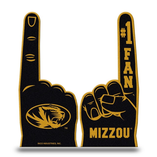 Missouri Tigers 1 Fan Foam Fingers. Hand fits inside. SAVE 681 eBay
