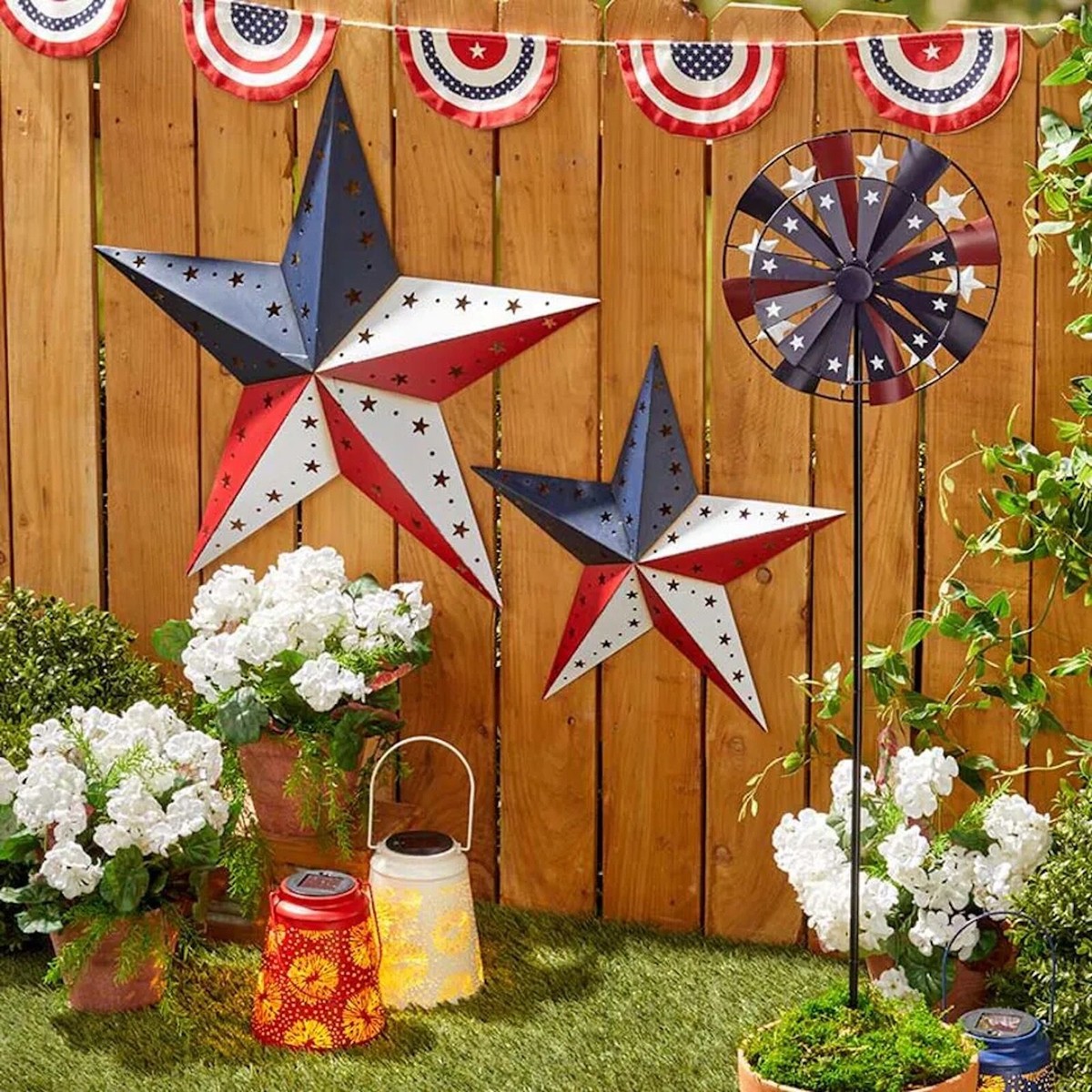 Patriotische Gartenflagge Mit Pferd – 30,5 X 45,7 Cm, Doppelseitig, Für 4. Juli & Sommer