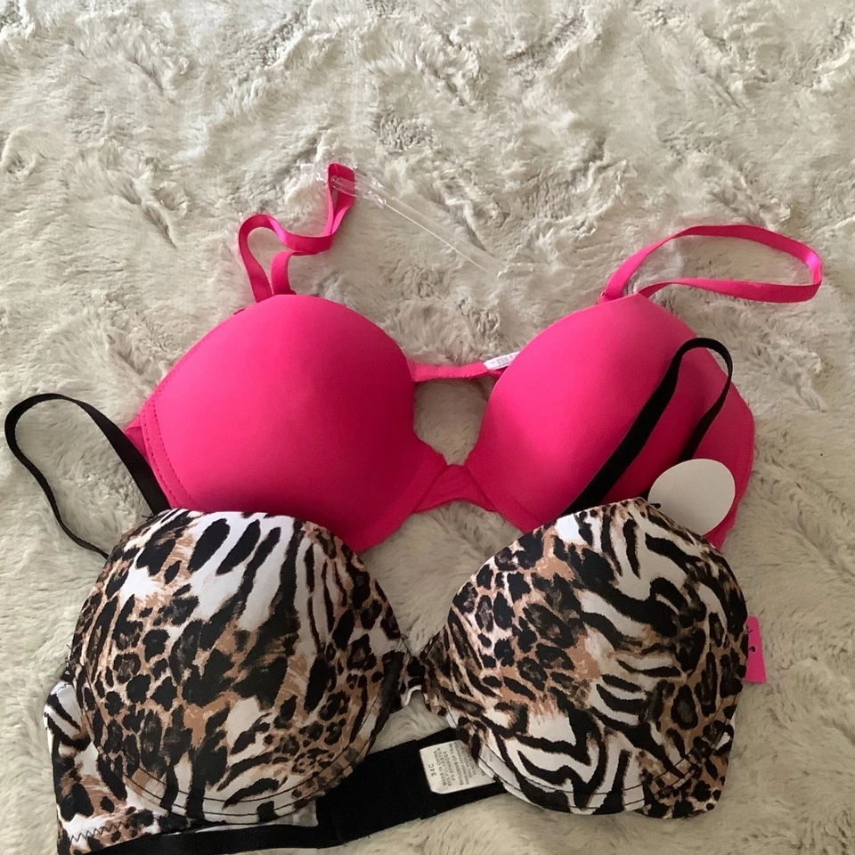 Pack de 2 camisetas sujetadores push up rampage talla 34C Foto 4 de 4