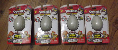 NEW RELEASE LOT of 4 ZURU DINO ISLAND SMASHERS EGGS 2023
