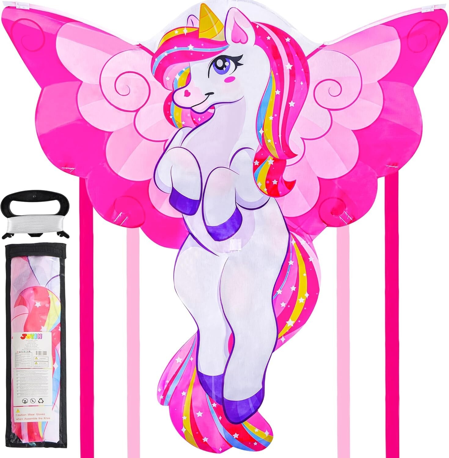 JOYIN Drago unicorno drago per bambini e adulti grande aquilone da spiaggia