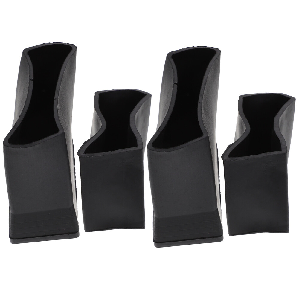 4Pcs Folding Ladder Foot Cover Leg Protectors Rubber for Step Ladders