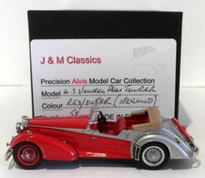 J&M Classics escala 1/43 JM52 - Alvis 4.3 Vanden Plas Tourer - rojo/plateado