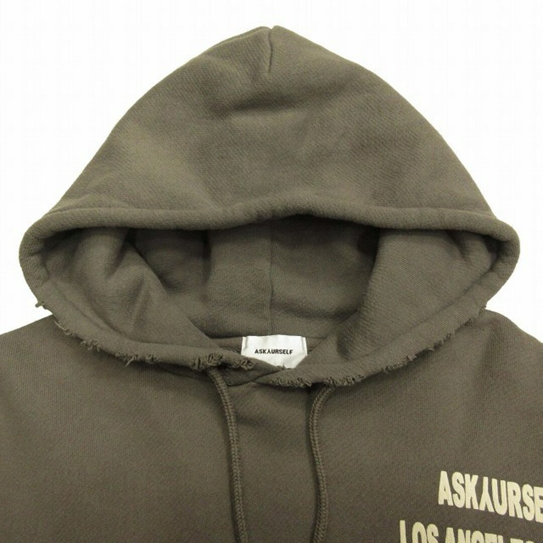 Ask Yourself ASKYURSELF CONTRAST INSERT HOODIE Damaged Ask Yourself ASKYURSELF CONTRAST INSERT HOODIE Damaged