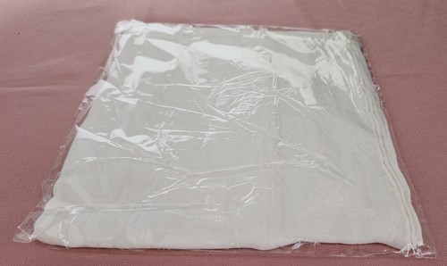 Silk/Wool Blend Scarf 12.5mm, White,  35cm by 182cm (14 X 72") - Picture 5 of 5