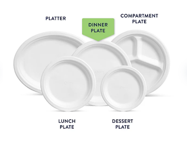 Classic Dinner Paper Plate, 10.38" (165 ct.) eBay