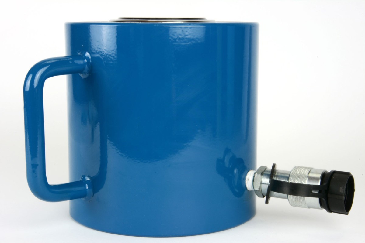 Cilindro Per Sollevamento Pesi Cilindro Idraulico TEMCo Da 20 Tonnellate - Azione Singola, Corsa 2 Pollici, Nuovo Cemento Rapido - Foto 5