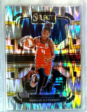 Moriah Jefferson 2024 Panini Select WNBA Silver Flash Prizm-#92 Chicago Sky