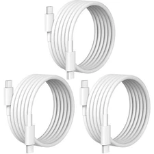 3-pack USB-C Fast Charger Cable&Data Cord For iPhone 17/ 16/15 Pro Max/iPad Pro