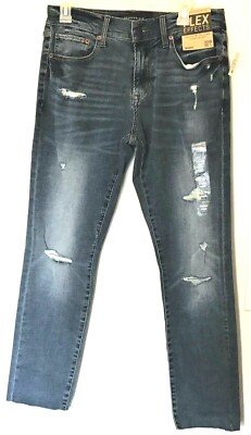 NWT Aeropostale Men Flex Effects Skinny Size Jeans Pants 30 X 30