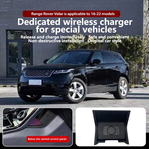 For Land Rover Velar 2016-2022 Center Console Wireless Fast Charging Pad - Picture 11 of 17