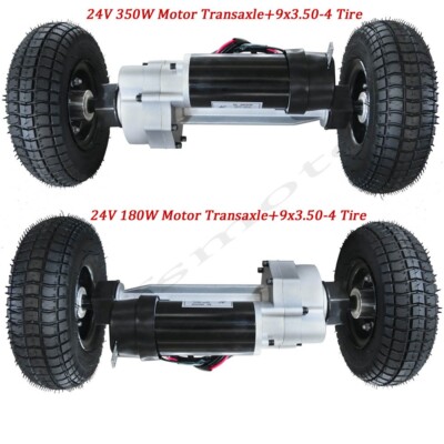 Moteur Transaxle 24V 180W Avec Roues Pour Scooter Électrique Ou Kart - Neuf