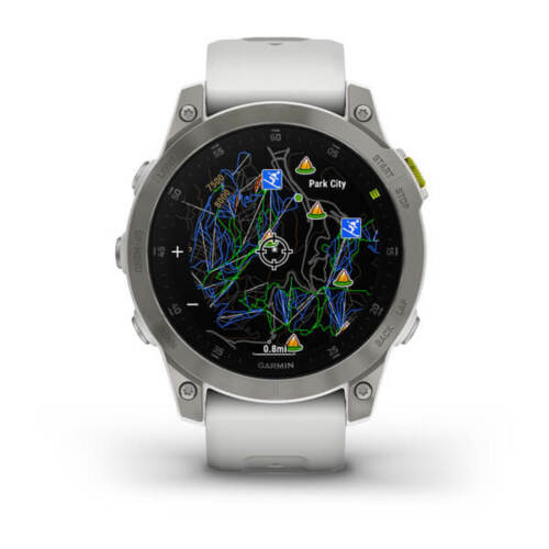 Garmin EPIX Gen 2 Sapphire Titanium White GPS MultiSport Watch 010 