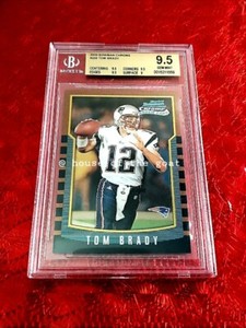The GOAT TOM BRADY Rookie 2000 Bowman Chrome #236 BGS 9.5 GEM MINT 🏆Holy Grail