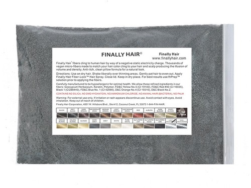 Finally Hair Building Fibers 100g Refill Hair Loss Cover Up 57500+ SOLD ON EBAY - Picture 32 of 34