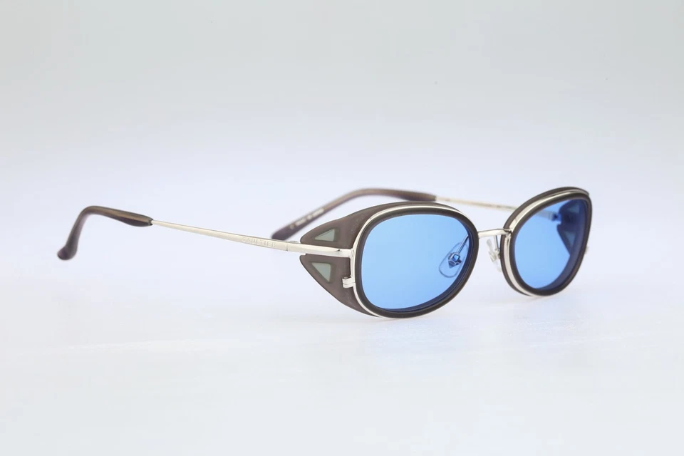 Jean Paul Gaultier 56-0042, Gafas de sol vintage años 90 steampunk protectores laterales Nuevo de Lote Antiguo Foto 4 de 4