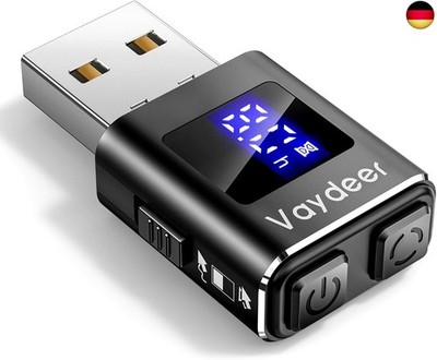 VAYDEER Mouse Jiggler Maus Beweger Home Office [Timer-Funktion] [Doppelmodus]