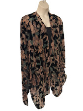 TORRID Burnout Velvet Black Floral Kimono OS L-3XL Dark Fairy Boho Whimsigoth