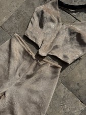 Vintage Champagne Velvet Snakeskin Iridescent Two Piece Set Size Small