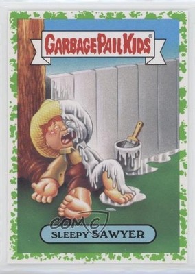 2016 Garbage Pail Kids American as Apple Pie in Your Face Snot Splatter #9b 8d2