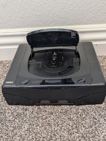 Sega Saturn Console MK-80000 Tested COMPLETE Two Controllers Three Games HDMI