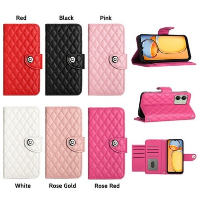 Stylish Shockproof Wallet Card Leather Phone Case For Redmi 13C Note 12S K60 12C